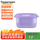 特百惠（Tupperware）開學(xué)季學(xué)生上班族便當(dāng)盒可微波飯盒 便攜層疊小方盒800ml 丁香紫