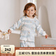 OAK FAMILY春秋新款男女寶寶長(zhǎng)袖純棉居家服空調(diào)房?jī)和H子睡衣套裝 小王子 90 cm