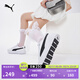 彪馬（PUMA）【小白鞋】增高厚底網(wǎng)球風(fēng)板鞋女復(fù)古休閑鞋 SKYE 374764 白-黑色-02 39