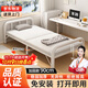 全品屋折疊床單人床午休床簡(jiǎn)易便攜租房床醫院家用陪護床行軍床