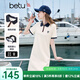 百圖betu女裝2025夏季新款短袖連衣裙元?dú)鈱W(xué)院風(fēng)減齡裙子女2505T69 杏色 M