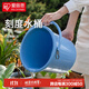 愛(ài)麗思（IRIS）手提塑料水桶有刻度加厚多功能儲水桶澆花清潔收納洗車(chē)車(chē)載釣魚(yú) 容量10L