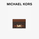 MICHAEL KORS秋冬新品禮物輕奢MK女包REED老花卡包 大號
