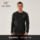 ARC'TERYX始祖鳥(niǎo) CAPTIVE ARC'WORD LS 透氣 男子 棉質(zhì)長(cháng)袖T恤 BLACK/黑色 M