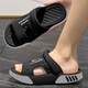 回力涼鞋男士2025夏季新款外穿防滑耐磨司機開(kāi)車(chē)透氣戶(hù)外沙灘涼拖鞋男 黑色【防滑耐磨 兩穿設計可開(kāi)車(chē)】 44 45 【適合43/44腳穿】