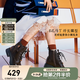 天美意女靴瘋狂動(dòng)物城聯(lián)名厚底馬丁靴短靴女時(shí)尚女鞋 栗子棕（絨里） 37