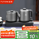FUNORK純鈦全自動上水電熱水壺 茶臺燒水壺 茶桌茶幾一體機(jī)嵌入式電茶壺茶具電茶爐套裝 RY-14清潔款
