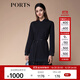 PORTS寶姿秋冬新品女裝縫制針織長(cháng)袖連衣裙SM9N014NCC148 黑色 M (6)