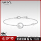 AWNL【七夕情人節(jié)禮物】星輝北歐M隕石手鏈?zhǔn)罪椵p奢時(shí)尚飾品送女友 銀色手鏈 【品牌禮盒】XS 推薦13.5-15cm
