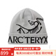 始祖鳥(niǎo)（ARC'TERYX）大LOGO鳥(niǎo)標刺繡針織帽舒適保暖絨線(xiàn)帽男女同款情侶款帽子冷帽 Orca灰色 適用頭圍55-62cm