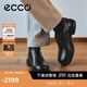 愛步（ECCO）德比鞋 2025年秋季新款商務皮鞋男鞋增高 都市首爾522364 黑色52236401001 42