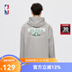 NBA球隊故事系列湖人隊金州勇士隊連帽衛衣男春秋新品外套運動(dòng)休閑服 凱爾特人灰色 2XL