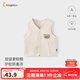 童泰（TONGTAI）童泰嬰兒馬甲春秋季純棉男女寶寶衣服雙層背心兒童坎肩馬夾上衣 白色 90 cm