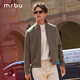 Mr.Bu布先生百搭加絨衛衣外套2025冬季新款長(cháng)袖開(kāi)衫男士上衣KT16626 橄欖綠 M (170)