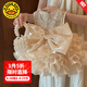 G.DUCKKIDS童裝公主裙女童連衣裙夏季2025新款生日禮服兒童裙子tutu裙蓬蓬裙 蝴蝶結(jié)蛋糕裙 90 尺碼1~2歲【 80-90cm】