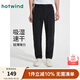 熱風(fēng)2025年夏季新款男士基礎通勤褲F04M25200 01黑色 M