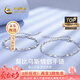 中國黃金（CHINA GOLD）銀手鏈s925純銀莫比烏斯環(huán)情侶手鏈一對(duì)七夕情人節(jié)禮物送女友老婆 【今/次日達(dá)】莫比烏斯環(huán)手鏈