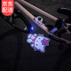 鹿珊伍自行車(chē)燈投影燈公路車(chē)尾燈動(dòng)態(tài)氛圍燈夜騎電動(dòng)車(chē)山地車(chē)騎行照地燈 KT跳舞投影燈【充電款】