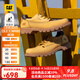 CAT卡特低幫大黃靴休閑皮鞋男士防潑水皮面登山鞋板鞋P111542N3AMC25 黃色 42