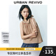 UR2025夏季新款女裝復古波嬉風(fēng)超寬松格紋罩衫襯衫UYY250030 紅色格子 (偏寬松) S (XS-S)
