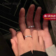 Cindy Kelly輕奢情侶戒指999純銀精致走心對戒送老婆結(jié)婚紀(jì)念生日禮物女生 雙生結(jié)情侶對戒【送老婆女友實(shí)用高檔】