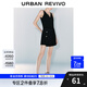UR2025夏季新款女裝都市氣質(zhì)通勤百搭裙褲造型短褲UWG650025 正黑 (偏短) S