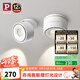 Paulmann P德國柏曼護眼嵌入式射燈折疊洗墻免打孔可調(diào)角度防眩無主燈 【射燈】7W-4000K-46°