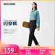 斯凱奇（Skechers）閃穿褲秋季女士休閑褲運動(dòng)褲吸濕速干九分褲長(cháng)褲P225W293