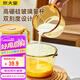 炊大皇玻璃杯量杯1000ML 耐高溫帶刻度杯家用烘焙測(cè)量工具計(jì)量杯 白色