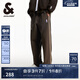 杰克·瓊斯（JACK&JONES）男裝NBA聯(lián)名款凱爾特人隊秋季字母刺繡寬松衛(wèi)褲長褲男款22511D003 黑橄欖E06 常規(guī) 31 175