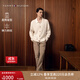 TOMMY HILFIGER秋冬男裝潮流多色通勤微彈商務(wù)職場(chǎng)紳士直筒西褲休閑長(cháng)褲 卡其色7UY -直筒版-正常拍 30 （2.3尺）