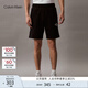 Calvin KleinJeans夏季男士字母疊印ck松緊腰純棉休閑運動針織短褲J324250