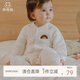 乖奇熊男女寶寶連體衣夾絲棉服冬季裝保暖嬰兒哈衣爬服德絨發(fā)熱睡衣