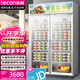 樂創(chuàng)(lecon)食品留樣柜幼兒園食堂用學(xué)校公司冷藏柜蔬菜保鮮鋁合金門雙門800升帶鎖LC-DK-ZSG03