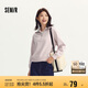 森馬（Semir）[商場(chǎng)同款]衛(wèi)衣女純色溫柔2024秋季休閑風(fēng)寬松套頭衫101524116012