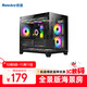 航嘉（Huntkey）S960暴風(fēng)雪X黑色全景版海景房機箱（雙面鋼化玻璃/左右分區/360水冷/9風(fēng)扇位/MATX主板）