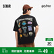 森馬（Semir）哈利波特聯名短袖T恤男美式印花情侶裝2025夏裝純棉109325100225