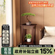 小匠材實(shí)木中式花臺(tái)陽臺(tái)架子中古風(fēng)置物架落地式裝飾擺件客廳多層花架子