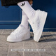 adidas NIZZA PLATFORM厚底增高運動帆布鞋男女阿迪達(dá)斯三葉草   白   38