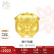 周生生七夕禮物黃金轉(zhuǎn)運(yùn)珠金豬足金珠子男女手串生肖不含手鏈繩90024C
