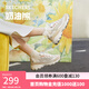 斯凱奇（Skechers）奶茶熊秋冬女鞋熊貓老爹鞋透氣休閑運動(dòng)鞋厚底149238 QQ豆乳/NAT 37