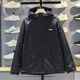李寧短棉服男子2025秋季新款健身系列防潑水保暖連帽外套AJMV157 黑色AJMV157-3 2XL