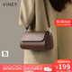 viney斜挎包包女包牛皮枕頭包輕奢腋下包生日禮物送女友老婆 【咖色】實(shí)用高級感洋氣腋下包 時(shí)尚百搭休閑小眾圓筒包