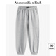 ABERCROMBIE & FITCH男裝24春秋經(jīng)典小麋鹿抓絨美式baggy風運動衛(wèi)褲長褲KI134-4099 灰色 XL (180/98A)