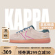 卡帕（Kappa）官方女鞋德訓(xùn)鞋子女學(xué)生秋季透氣運(yùn)動(dòng)板鞋百搭休閑鞋女 灰卡其 39