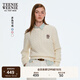 Teenie Weenie小熊女裝毛衣2025秋季新款復(fù)古學(xué)院老錢風(fēng)絞花針織衫 象牙白 S