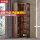 尚詩(shī)緹蜂窩鋁墻角轉(zhuǎn)角酒柜客廳靠墻展示柜三角形柜中古風(fēng)餐邊柜儲(chǔ)物柜款式1：400*400*2000【充電燈】