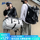 回力旅行包男大容量雙肩包防潑水斜挎手提休閑運(yùn)動登山包出差電腦背包 灰色【80L 可登機(jī)免托運(yùn)】