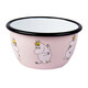 芬蘭進(jìn)口 muurla moomin姆明搪瓷碗琺瑯碗餐碗北歐卡通湯碗飯碗 歌妮搪瓷碗（粉色）600ml