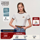 Teenie Weenie小熊女裝短袖T恤2025夏季新款活力時(shí)髦撞色圓領(lǐng)上衣 象牙白 L (170)